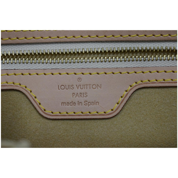 LOUIS VUITTON Hampstead PM Damier Azur Shoulder Bag White