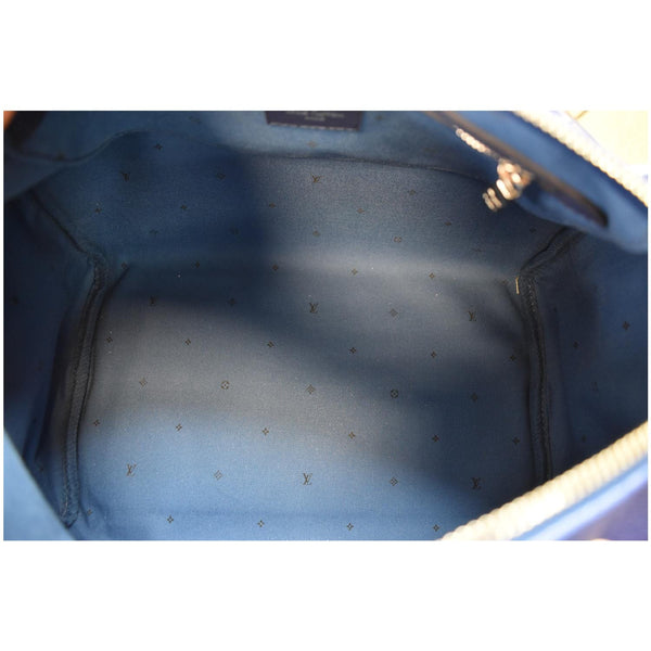 LOUIS VUITTON Escale Speedy 30 Bandouliere Monogram Canvas Shoulder Bag Blue