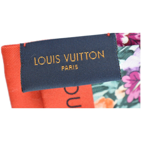 Louis Vuitton In The Garden Silk Bandeau Fuchsia Women - PARIS tag