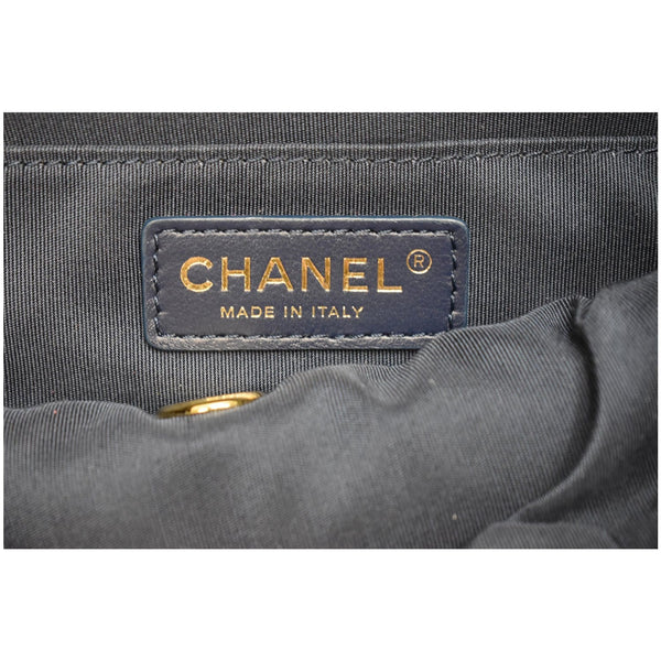 CHANEL Small Urban Spirit Quilted Lambskin Backpack Bag Navy