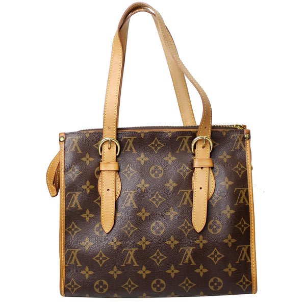 LOUIS VUITTON Popincourt Haut Monogram Canvas Shoulder Bag Brown