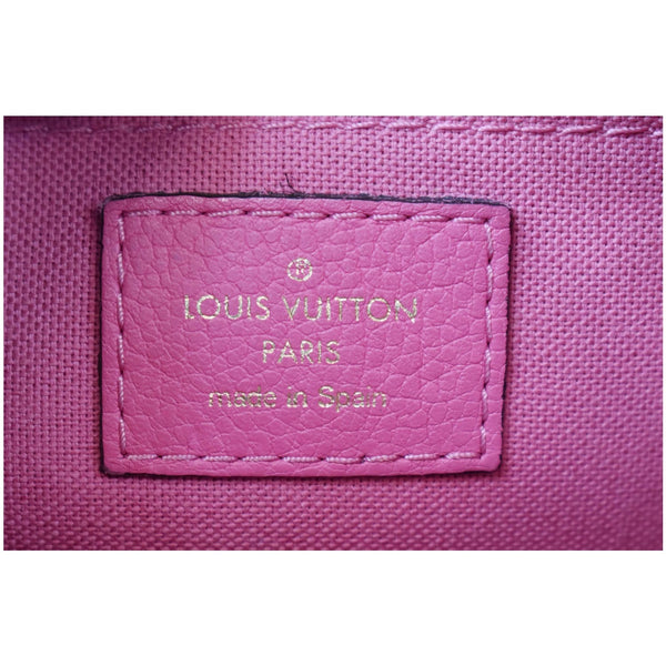 LOUIS VUITTON Pallas Clutch Monogram Canvas Crossbody Bag Brown