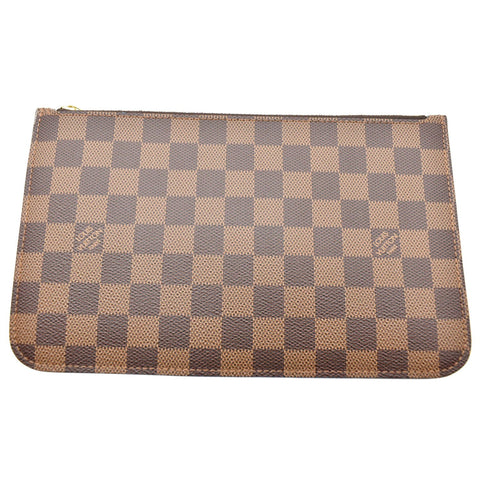 Louis Vuitton Neverfull MM Damier Ebene Pochette Pouch