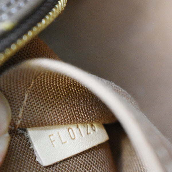 LOUIS VUITTON Alma BB Monogram Canvas Satchel Crossbody Bag Brown