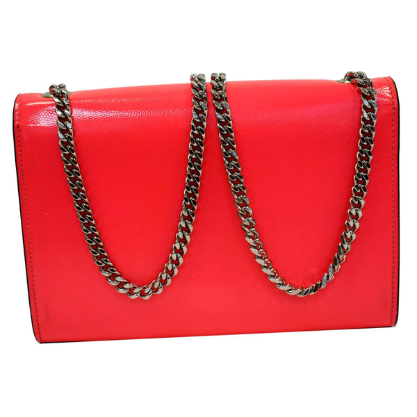 YVES SAINT LAURENT Kate Medium Leather Crossbody Bag Neon Pink