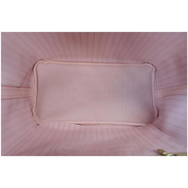 LOUIS VUITTON Neverfull MM Damier Azur Tote Shoulder Bag White