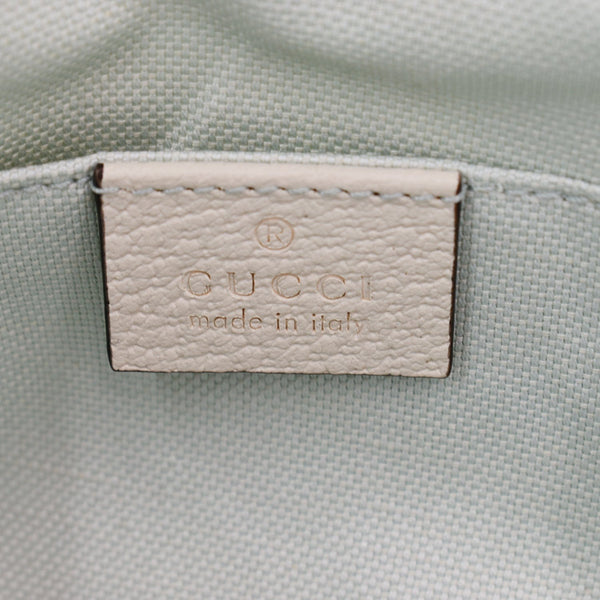 Gucci Children's Floral Print Canvas Bag Light Blue - DDH