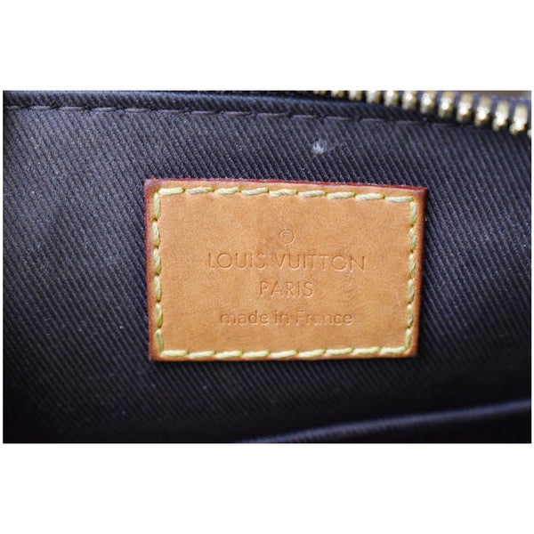 LOUIS VUITTON Alma BB Vernis Leather Satchel Crossbody Bag Amarante