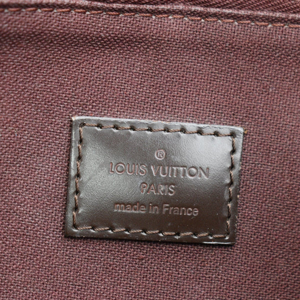 LOUIS VUITTON Hoxton PM Damier Ebene Crossbody Bag Brown