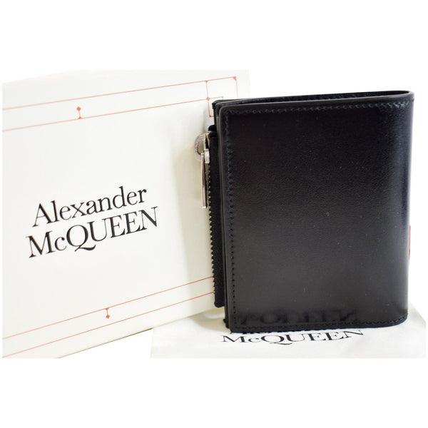 Alexander Mcqueen Logo-Print Leather Men's Black Pouch