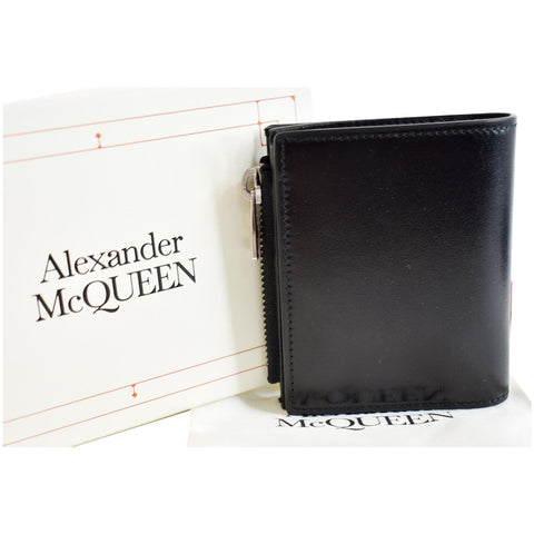 Alexander Mcqueen Logo-Print Leather Men's Black Pouch