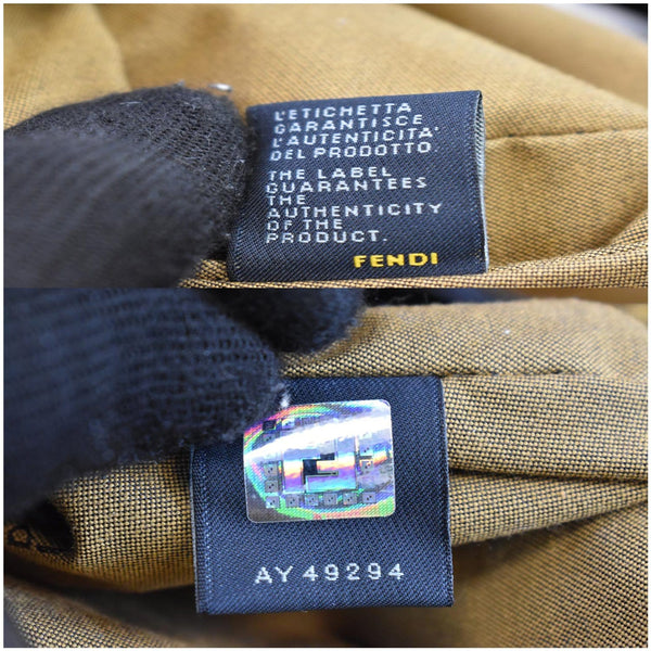 Fendi Half Moon Zucca Canvas Hobo Handbag code AY49294