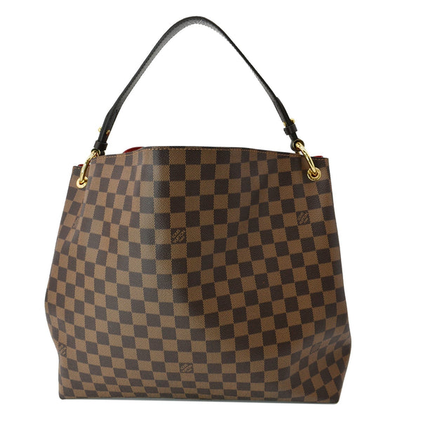 LOUIS VUITTON Graceful MM Damier Ebene Shoulder Bag Brown - Hot Deals