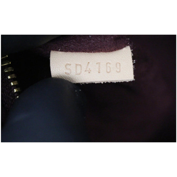 LV Soufflot BB Monogram Canvas Shoulder Bag tag number