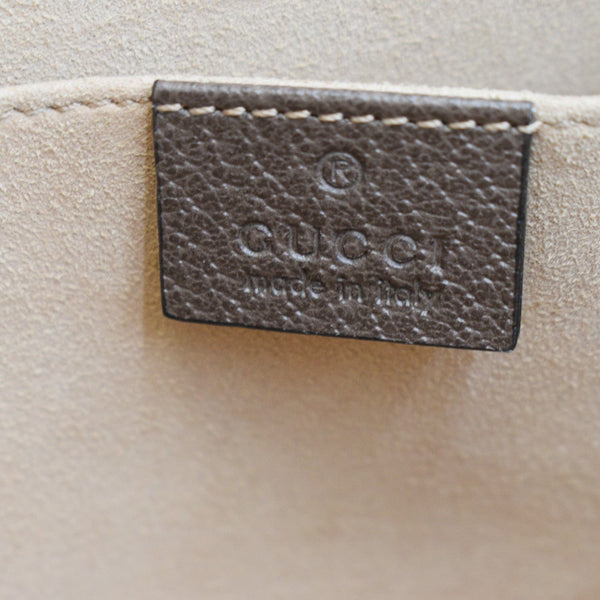 GUCCI Ophidia GG Supreme Canvas Zip Pouch Beige 625549