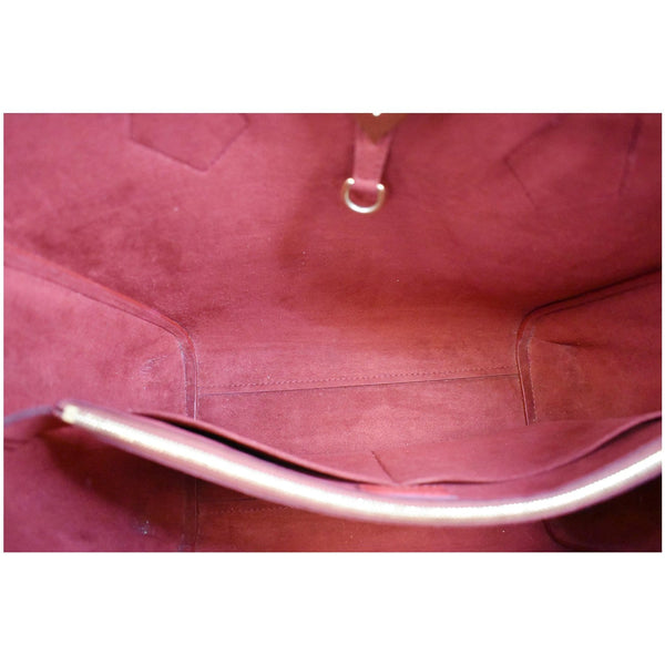 LOUIS VUITTON Kimono Monogram Calfskin Tote Bag Brown/Cerise