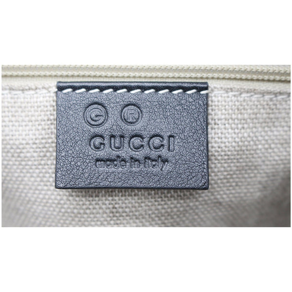 GUCCI Microguccissima Leather Boston Bag Black 449646