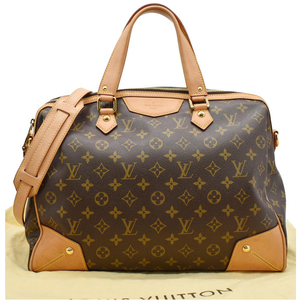 LOUIS VUITTON Retiro GM Monogram Canvas Shoulder Bag Brown