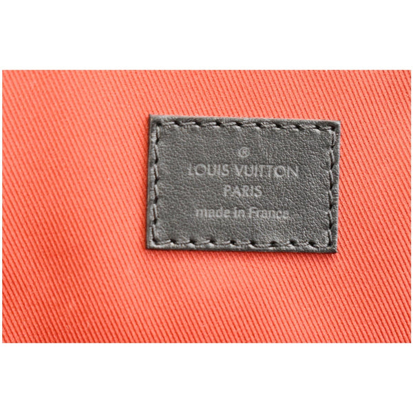 LOUIS VUITTON Utility Damier Graphite Backpack Bag Black