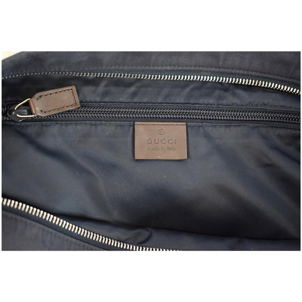 GUCCI Diamante Nylon Crossbody Messenger Bag Blue/Red 270410