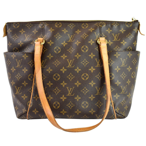 Louis Vuitton Totally MM Monogram Canvas Shoulder Bag brown strap