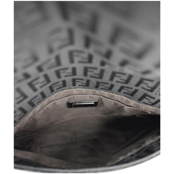 FENDI Vintage Zucca FF Canvas Crossbody Bag Brown