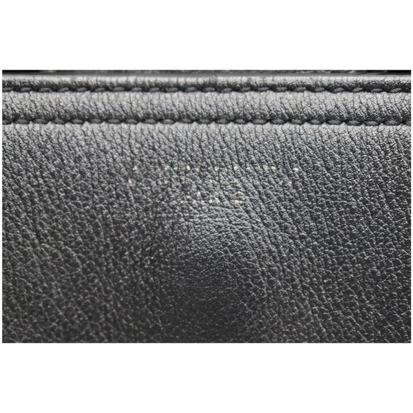 YVES SAINT LAURENT Amber Medium Leather Tote Bag Black