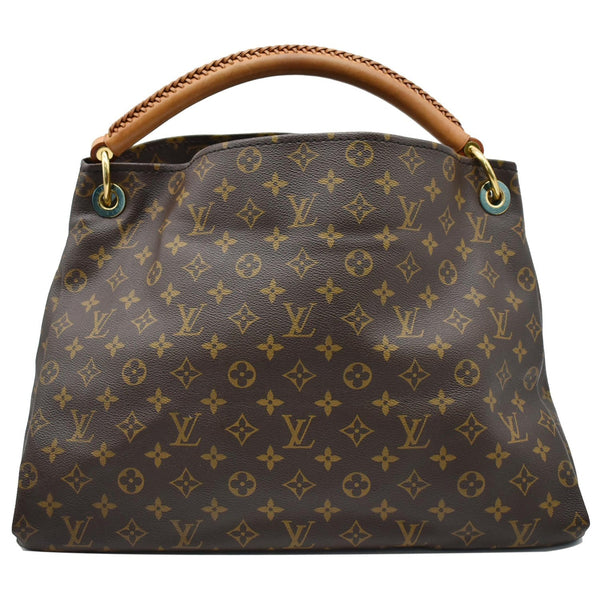 LOUIS VUITTON Artsy MM Monogram Canvas Hobo Bag Brown