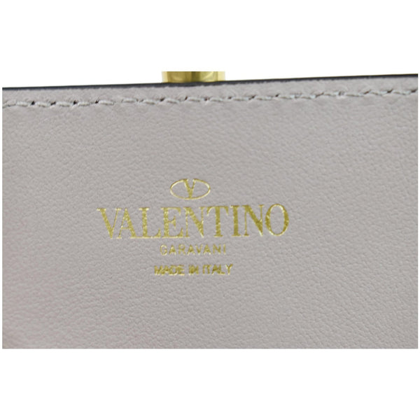 VALENTINO Vlogo Escape Small Leather Shoulder Bag White