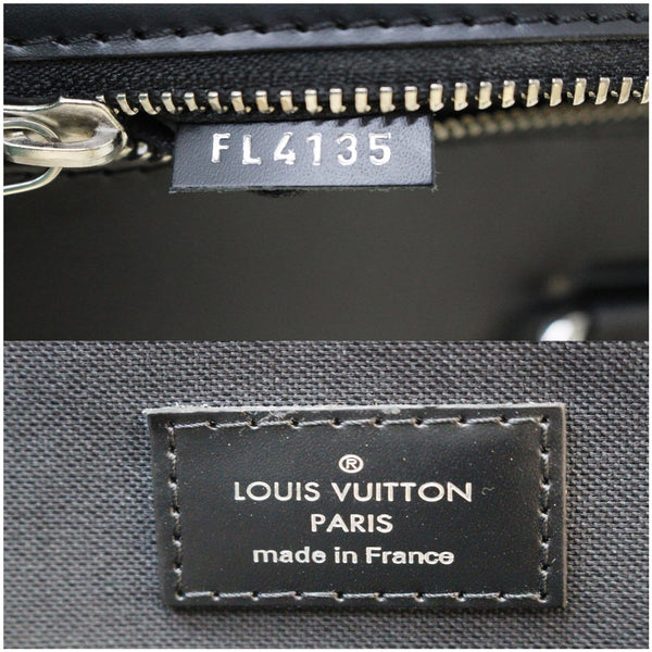 LOUIS VUITTON Overnight Damier Graphite Business Travel Bag Black