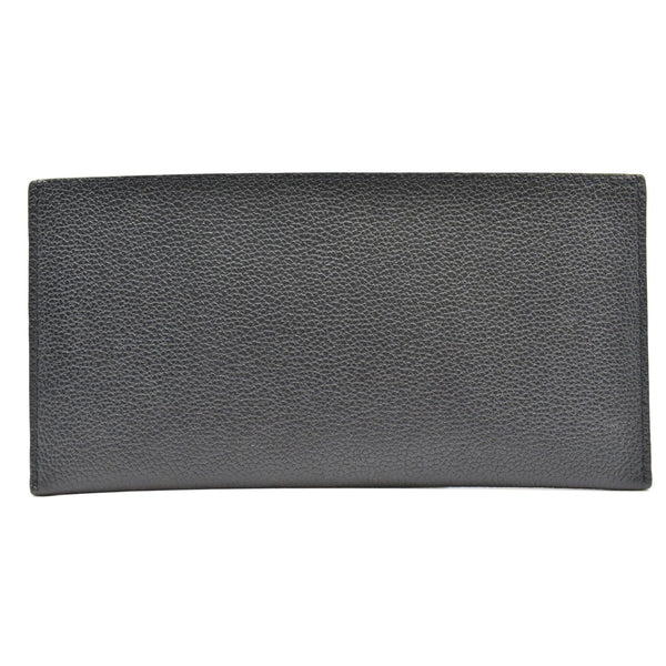 LOUIS VUITTON Felicie Insert Leather Wallet Black