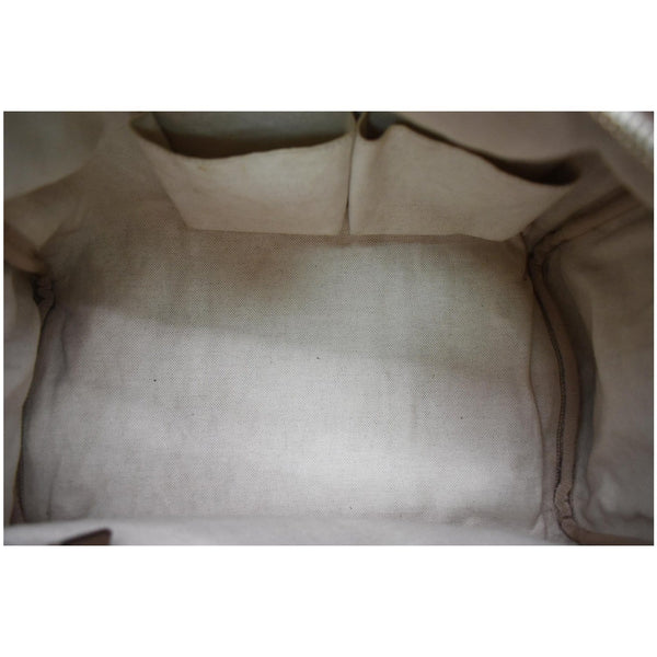 GUCCI Vintage Web GG Canvas Boston Bag Beige 247205