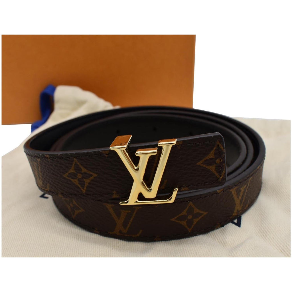 Louis Vuitton, Accessories, This Preowned Louis Vuitton Belt Features The  Signature Brown Lv Letterprint D