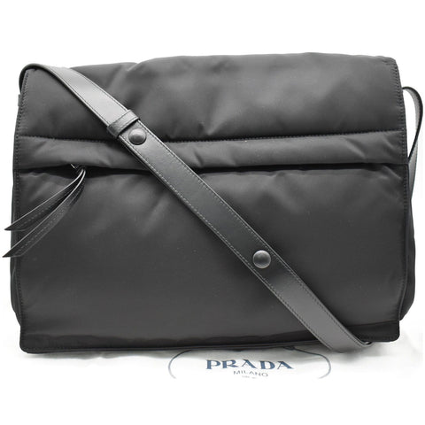 Prada Large Padded Re-Nylon Shoulder Bag - Dallas Handbags