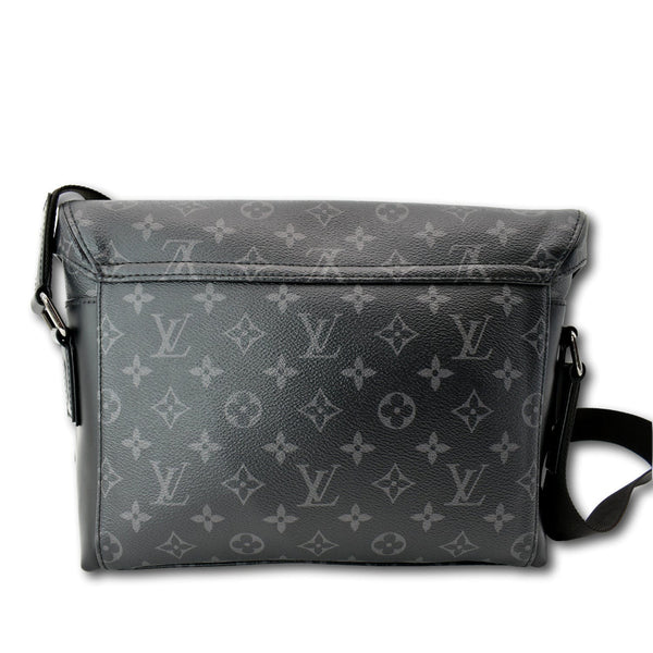 LOUIS VUITTON Voyager PM Monogram Eclipse Messenger Bag Black
