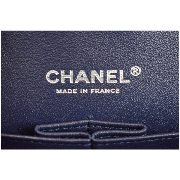 CHANEL Classic Double Flap Tweed Fabric Shoulder Bag Multicolor