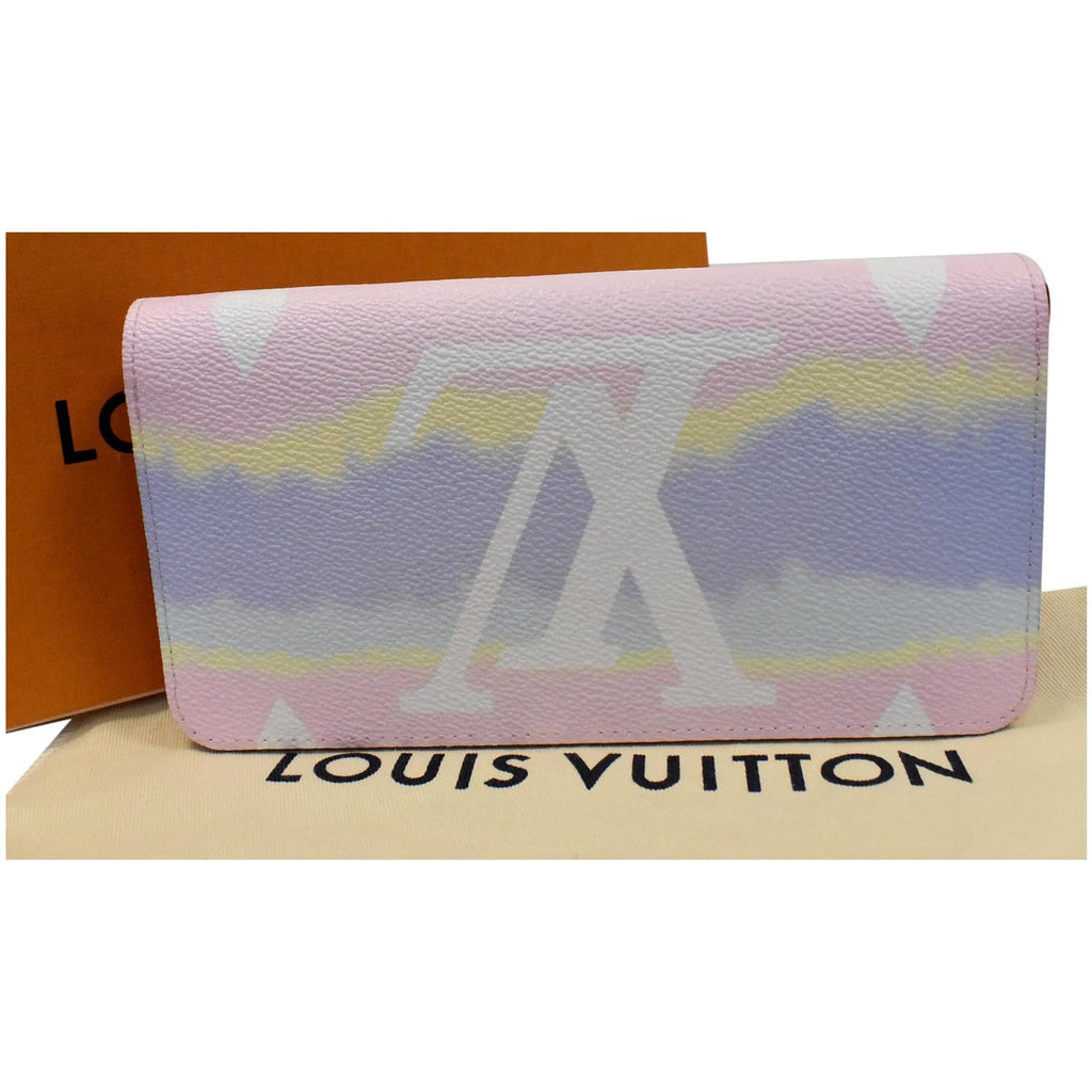 Louis Vuitton Zippy Wallet LV Escale Pastel in Coated Canvas with  Silver-tone - US