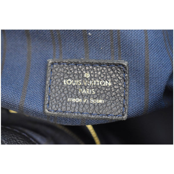 LOUIS VUITTON Artsy MM Empreinte Leather Shoulder Bag Navy