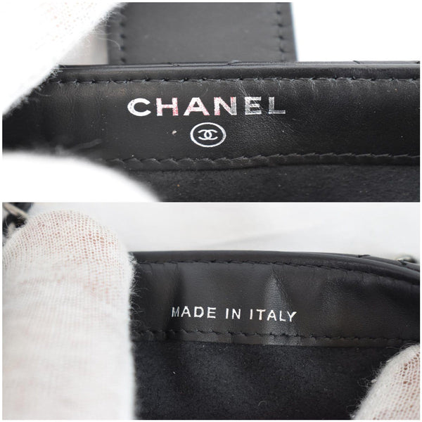 CHANEL Reissue Lucky Charm Quilted Leather Chain Crossbody Clutch Bag Black