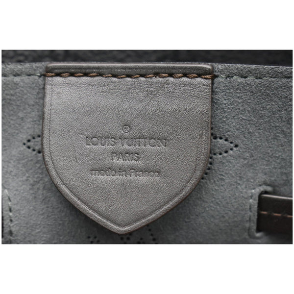LOUIS VUITTON Girolata Monogram Mahina Leather Shoulder Bag Black
