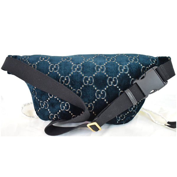 Gucci GG Monogram Velvet Belt Leather Bumbag shoulder belt