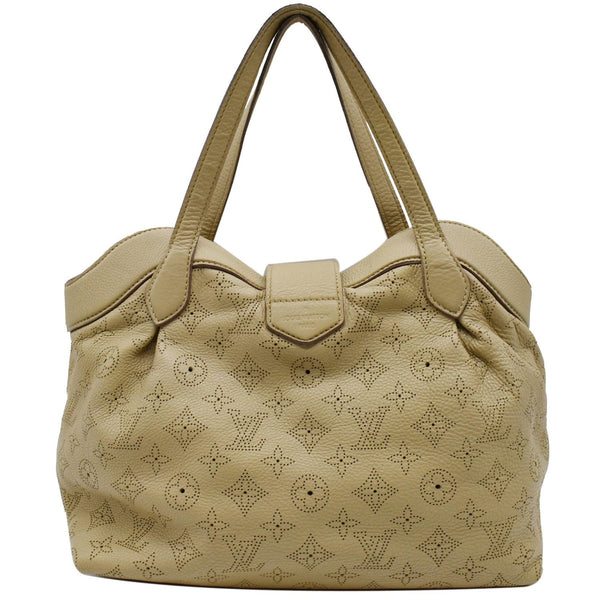 Louis Vuitton Cirrus PM Mahina Leather Hobo Bag Beige