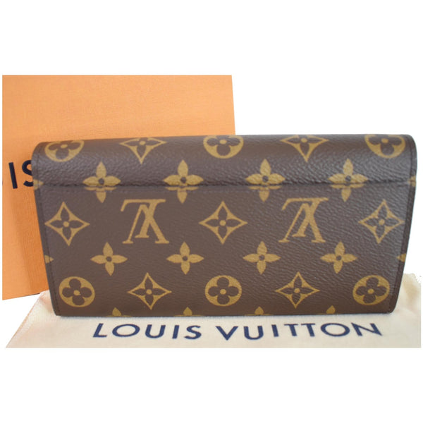 Louis Vuitton Monogram Canvas Sarah Wallet for Women - lv logos
