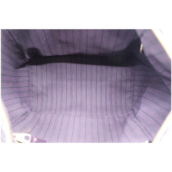 LOUIS VUITTON Lumineuse PM Monogram Empreinte Leather Shoulder Bag Plum