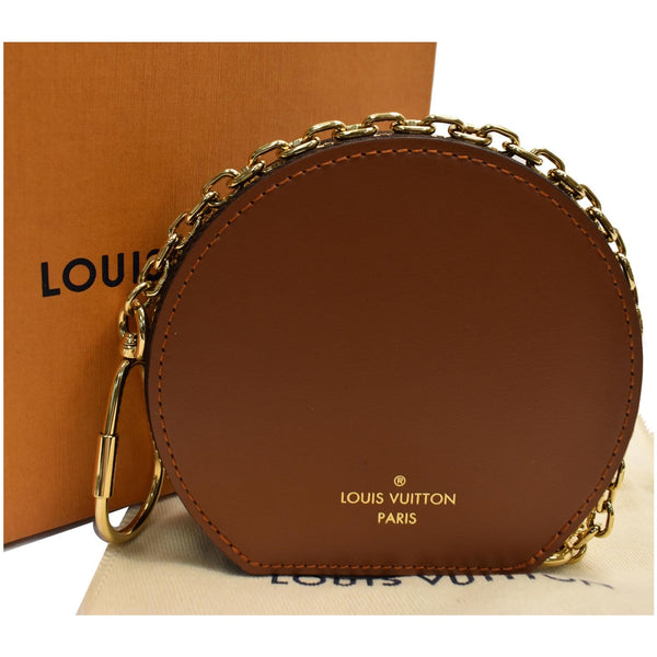 LOUIS VUITTON Catogram Micro Boite Chapeau Canvas Hat Box Bag Marron/Orange