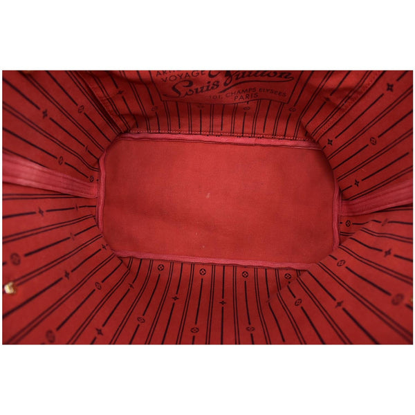 LOUIS VUITTON Neverfull MM Damier Ebene Tote Bag Brown