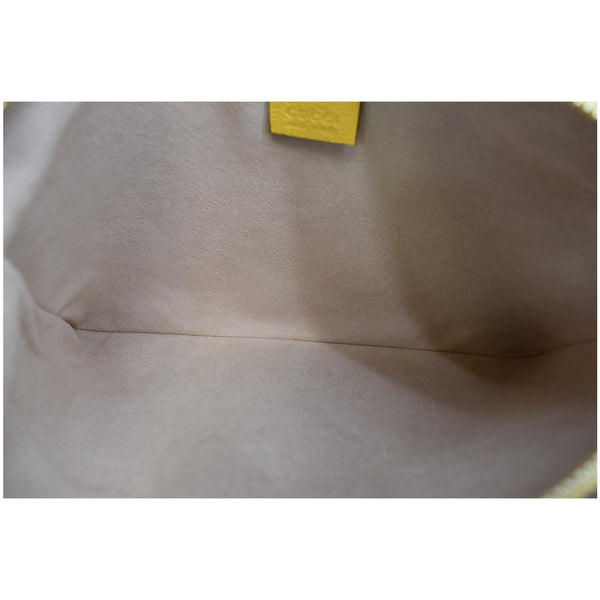 GUCCI Large Ophidia Flora GG Monogram Leather Pouch Clutch Bag Multicolor 517551