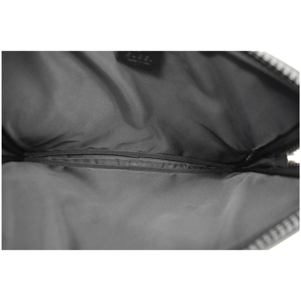 GUCCI Butterfly Techno Embroidered Canvas Tech Case Black 473883