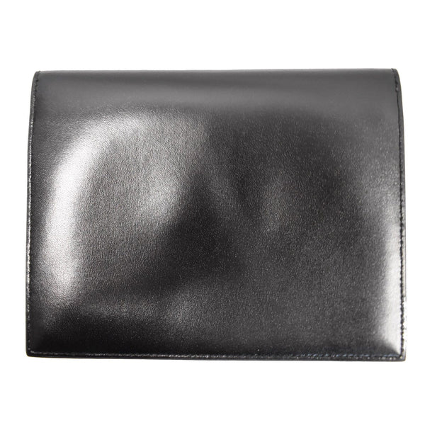 YVES SAINT LAURENT Uptown Large Envelope Leather Pouch Black
