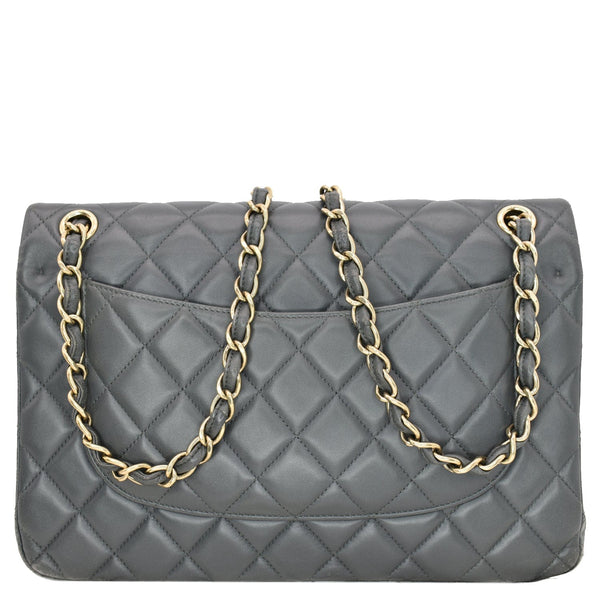 Chanel Classic Jumbo Double Flap Lambskin Leather Bag